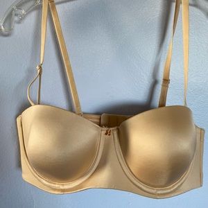 Savage X Fenty 36B convertible Strapless Push-Up Bra, Nude